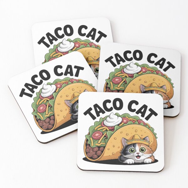 Item preview, Taco Cat Funny Food Design designed and sold by MonkiFlipp.