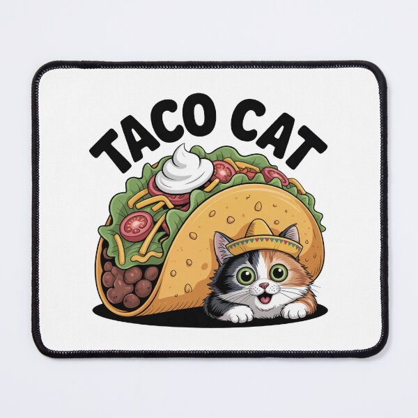 Item preview, Taco Cat Funny Food Design designed and sold by MonkiFlipp.