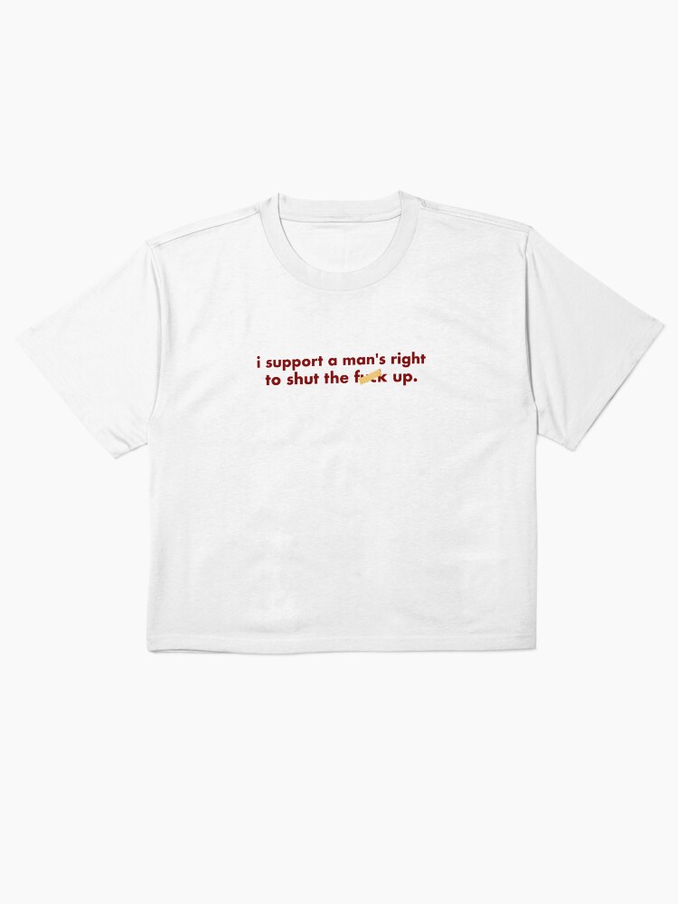 I support a man's right to stfu censored version Classic T-Shirt
