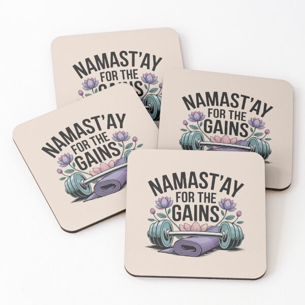 Item preview, Namast'ay For The Gains designed and sold by CrypticHMystic.
