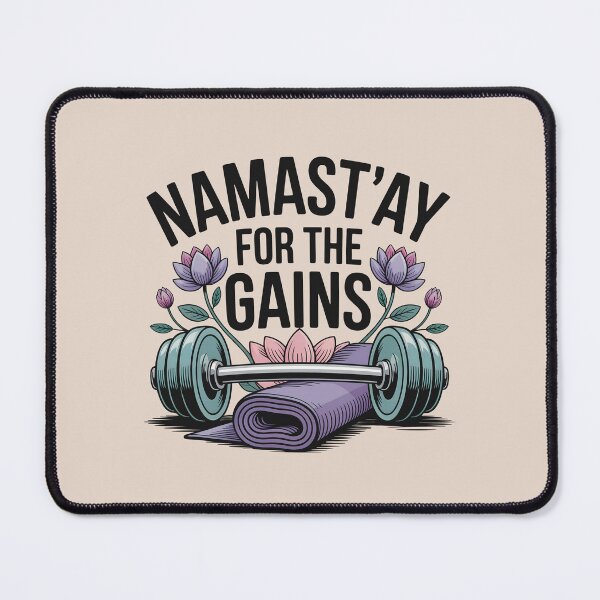 Item preview, Namast'ay For The Gains designed and sold by CrypticHMystic.