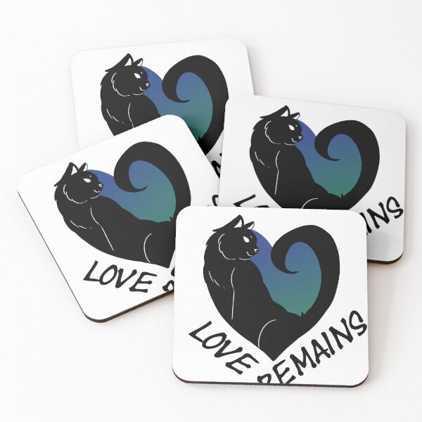 Artikelvorschau, Love Remains Memoriam - Kurzhaarkatze – Blau entworfen und verkauft von AstralRavens.