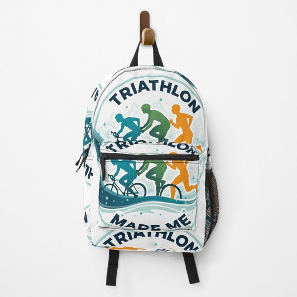 Item preview, Triathlon Made Me | Swim Bike Run Motivational Sticker designed and sold by Triathlongram.
