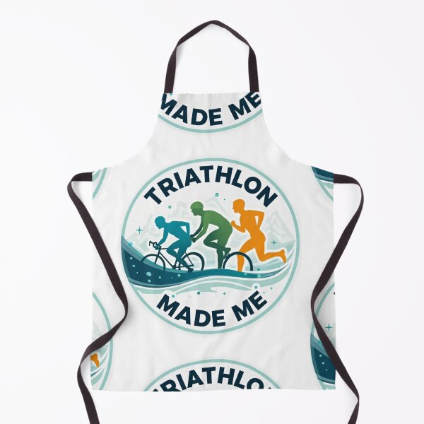 Item preview, Triathlon Made Me | Swim Bike Run Motivational Sticker designed and sold by Triathlongram.
