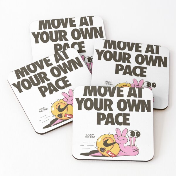 Item preview, move at your own pace designed and sold by Pretty Postcards.