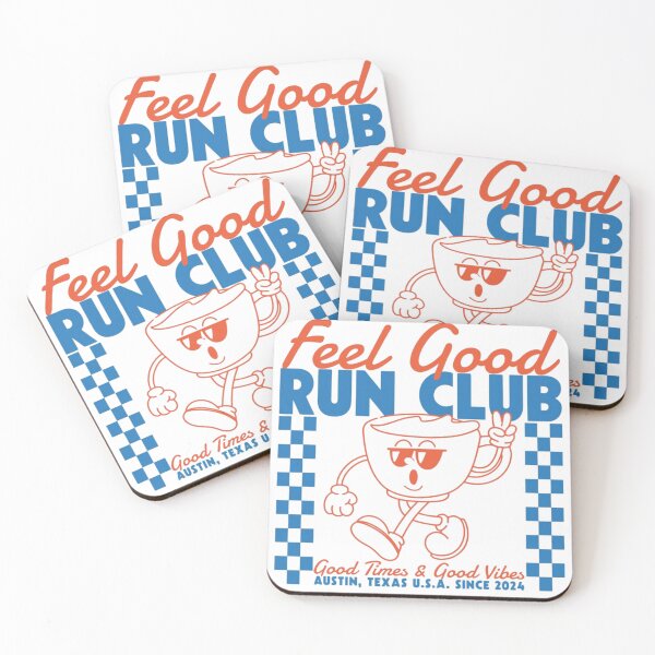 Item preview, Run club designed and sold by Pretty Postcards.