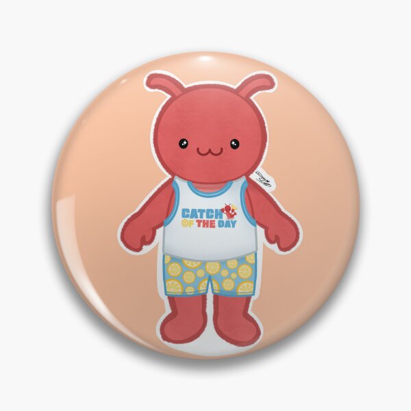Item preview, Build a Bear Total Catch Red Lobster (Version 3 w/ Outfit) designed and sold by digidoodles.