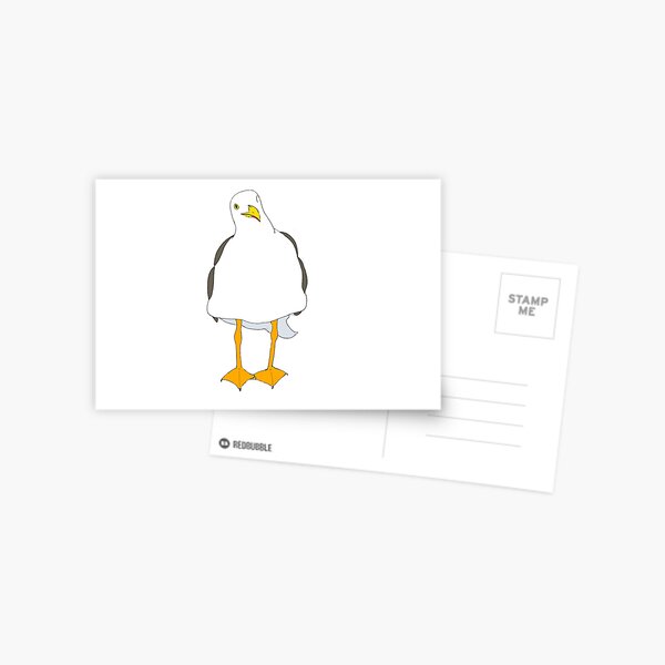 Item preview, curious seagull designed and sold by coolbeanznat.