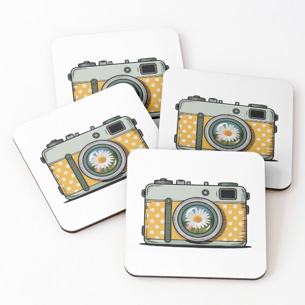 Item preview, vintage camera  with white daisy designed and sold by jkrphoto.