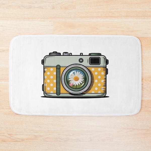 Item preview, vintage camera  with white daisy designed and sold by jkrphoto.