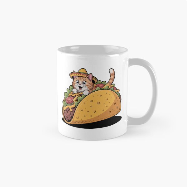 Item preview, Taco Cat Funny Food Design designed and sold by MonkiFlipp.
