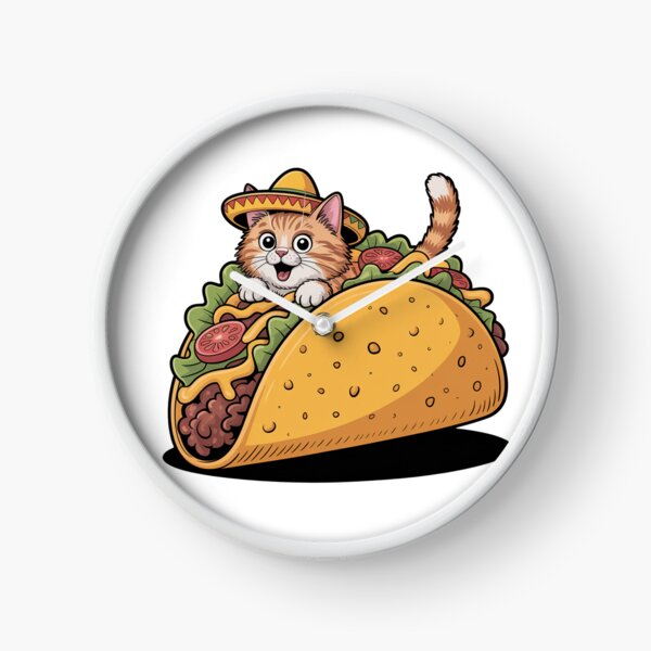 Item preview, Taco Cat Funny Food Design designed and sold by MonkiFlipp.