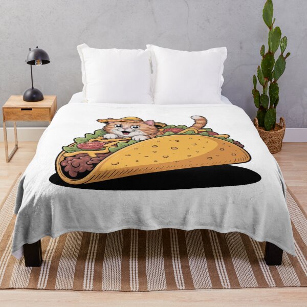 Item preview, Taco Cat Funny Food Design designed and sold by MonkiFlipp.