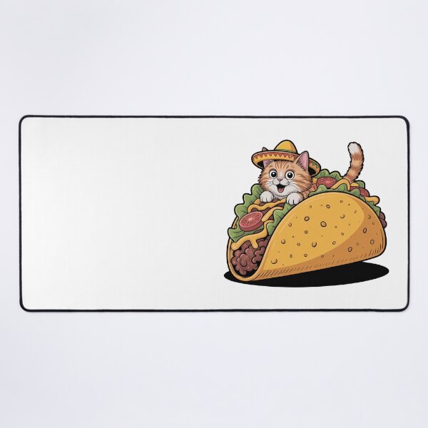 Item preview, Taco Cat Funny Food Design designed and sold by MonkiFlipp.
