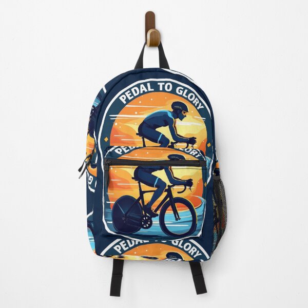 Item preview, Pedal to Glory | Motivational Cycling Sticker Design designed and sold by Triathlongram.
