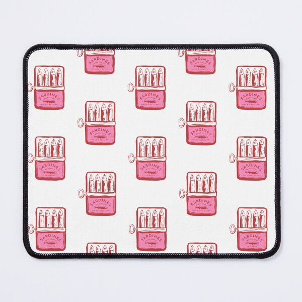 Item preview, red sardines designed and sold by Pretty Postcards.