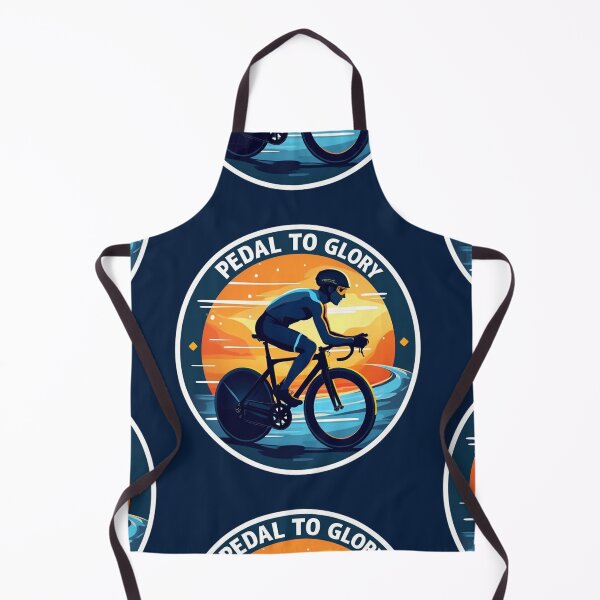 Item preview, Pedal to Glory | Motivational Cycling Sticker Design designed and sold by Triathlongram.