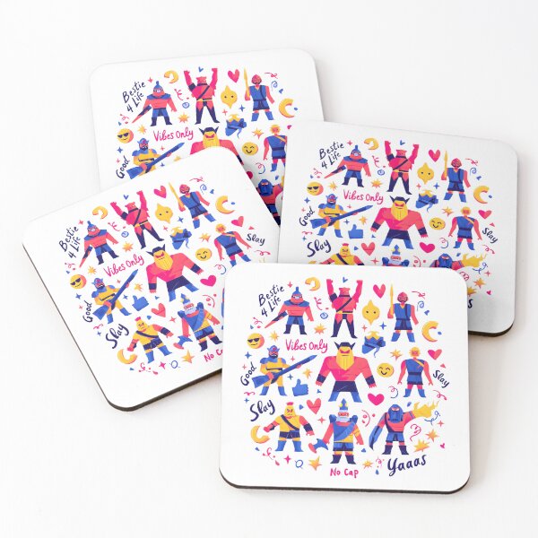 Item preview, Bestie Life Vibes Only Warriors - Motivational Empowerment Squad Art designed and sold by AnnDesignStudio.