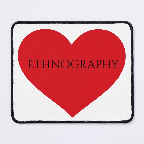 Item preview, Elegant Etnography Text in Red Heart designed and sold by EmeraldeaArt.