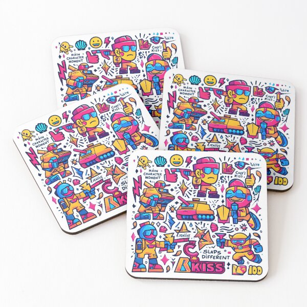 Item preview, Main Character Moment Gaming Slang - Chef's Kiss Slaps Different Art designed and sold by AnnDesignStudio.