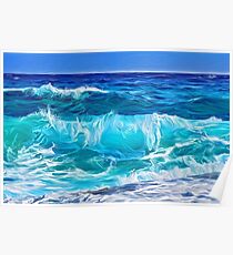 Ocean Waves Poster