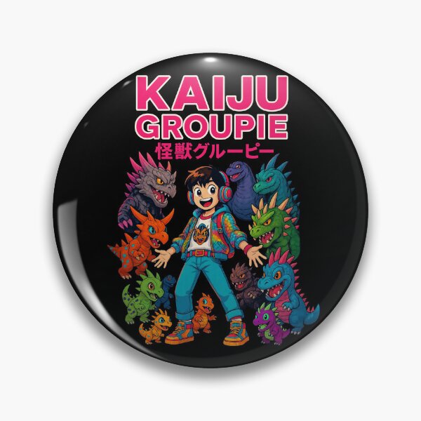 Item preview, Kaiju Groupie – Colorful Anime-Inspired Monster Fan Art Design designed and sold by Victor Shadehorn.