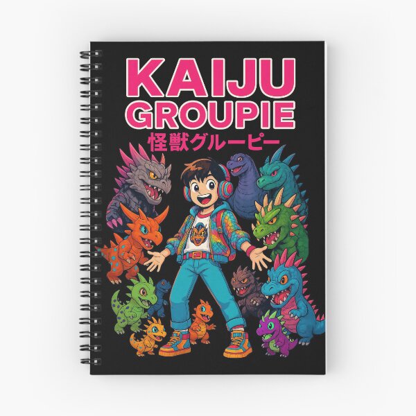 Item preview, Kaiju Groupie – Colorful Anime-Inspired Monster Fan Art Design designed and sold by Victor Shadehorn.