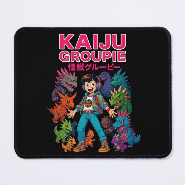 Item preview, Kaiju Groupie – Colorful Anime-Inspired Monster Fan Art Design designed and sold by Victor Shadehorn.