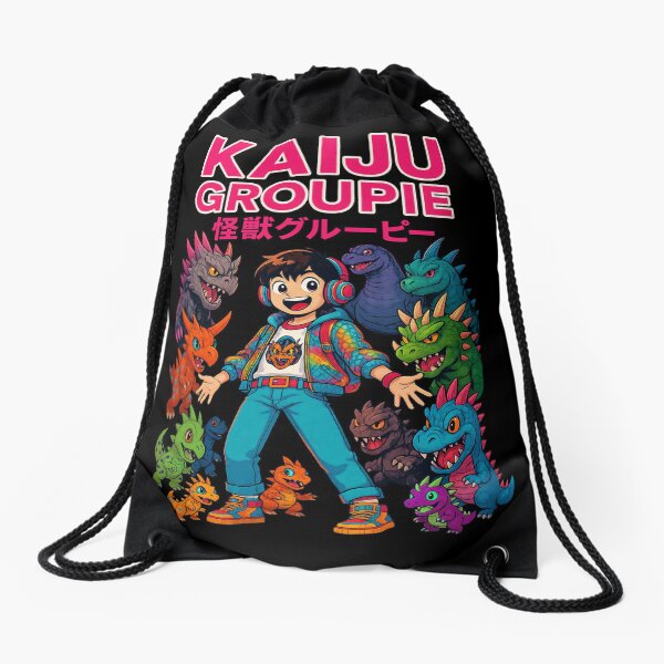 Item preview, Kaiju Groupie – Colorful Anime-Inspired Monster Fan Art Design designed and sold by Victor Shadehorn.