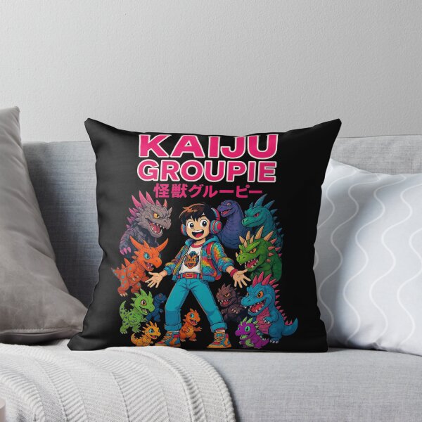 Item preview, Kaiju Groupie – Colorful Anime-Inspired Monster Fan Art Design designed and sold by Victor Shadehorn.