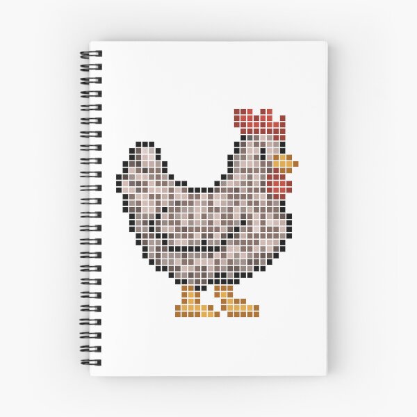 Item preview, Pixeled chicken (red laced) designed and sold by Brain Fart Buffet.