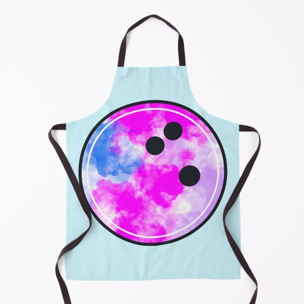 Artikelvorschau, Bowlingkugel - Rosa Blau Lila Wolken entworfen und verkauft von BowlingAlleyGirl.