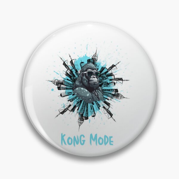 Item preview, Kong Mode – Urban Gorilla Streetwear Design designed and sold by Homecrate01.