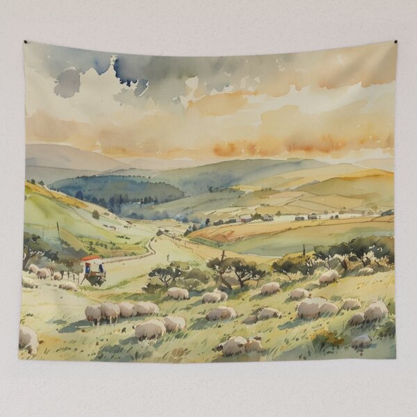 Item preview, Glorious Dartmoor2(watercolour + AI) designed and sold by artsmeow.