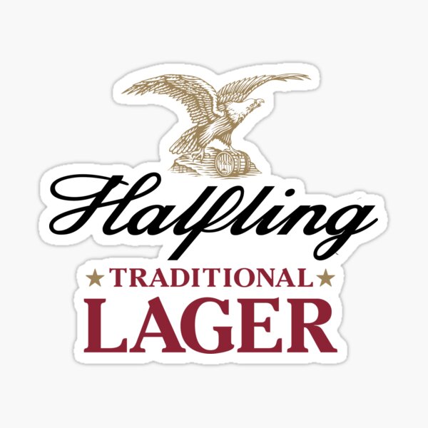 Item preview, Halfling Lager designed and sold by PeoplizeIt.