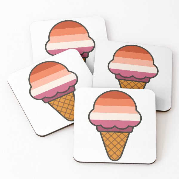 Item preview, Lesbian Pride Ice Cream Cone designed and sold by Owcomm.