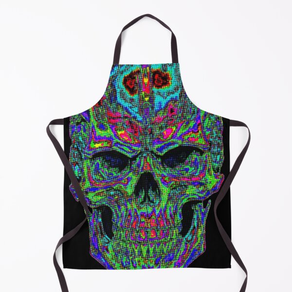 Item preview, psychedelic skull designed and sold by JVNS.