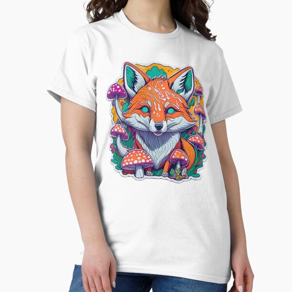 Item preview, The wise fox & Mushrooms designed and sold by BBizzR.