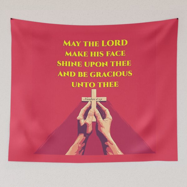 Item preview, The Lord Shine Upon Thee, Bible Verse designed and sold by MagicByAmos.