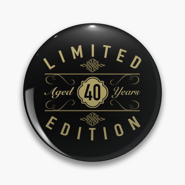 Item preview, Funny 40th Birthday Limited Edition designed and sold by thepixelgarden.