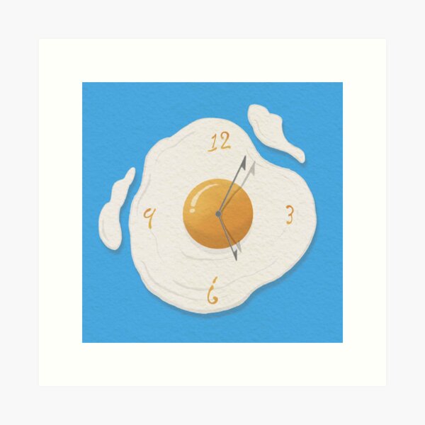 Aperçu de l'œuvre Horloge du petit-déjeuner créée et vendue par bohanArt.