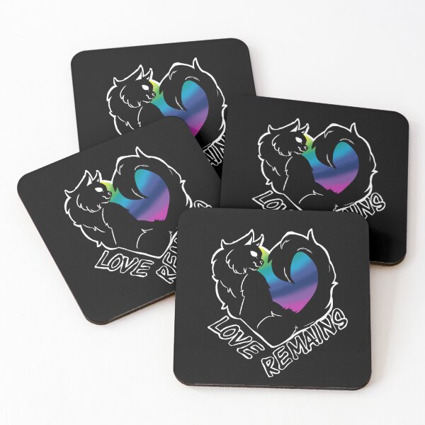 Artikelvorschau, Love Remains Memoriam - Langhaarkatze – Regenbogen entworfen und verkauft von AstralRavens.