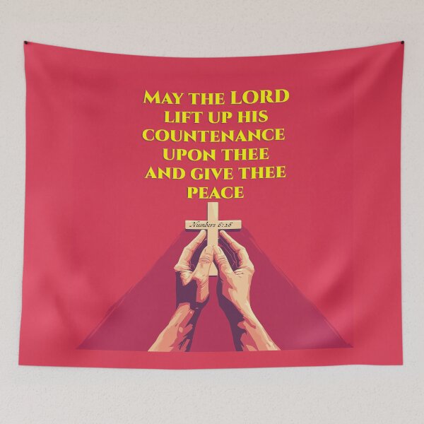 Item preview, The Lord Give Thee Peace, Wall Art designed and sold by MagicByAmos.