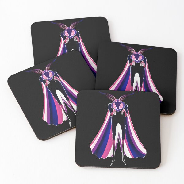 Item preview, Gender Fluid Pride Moth Monster designed and sold by OnlyStarchild.