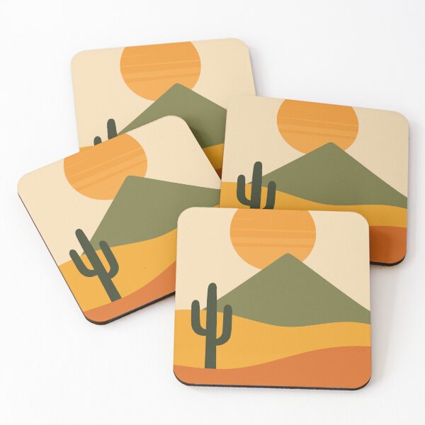 Item preview, Retro Desert Sunrise designed and sold by Sumaia Sharmin.