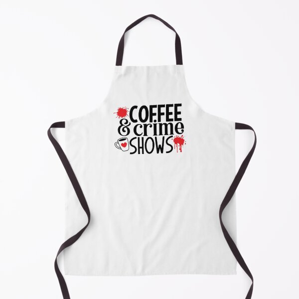 Item preview, Coffee and Crime Shows designed and sold by EmeraldeaArt.