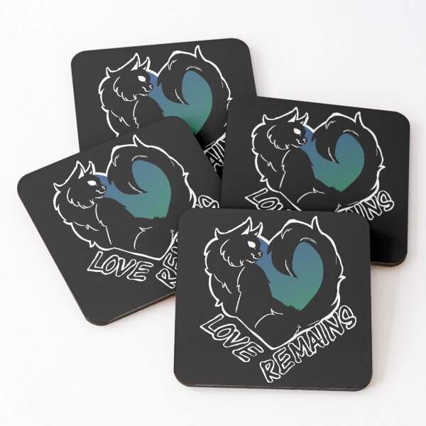 Artikelvorschau, Love Remains Memoriam - Langhaarkatze – Blau entworfen und verkauft von AstralRavens.