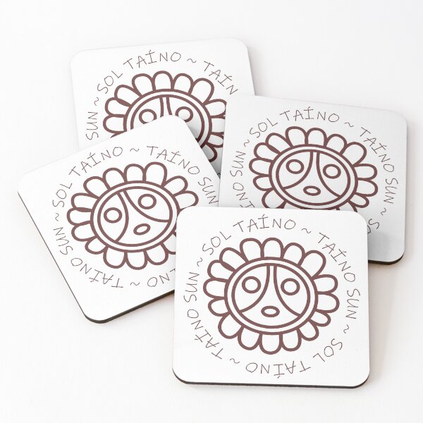 Item preview, Taino Sun Puerto Rico Tainos Symbols Brown designed and sold by byDarling.