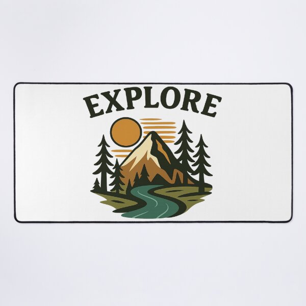 Item preview, Minimalist Mountain Explore Nature Design designed and sold by omerckaca.