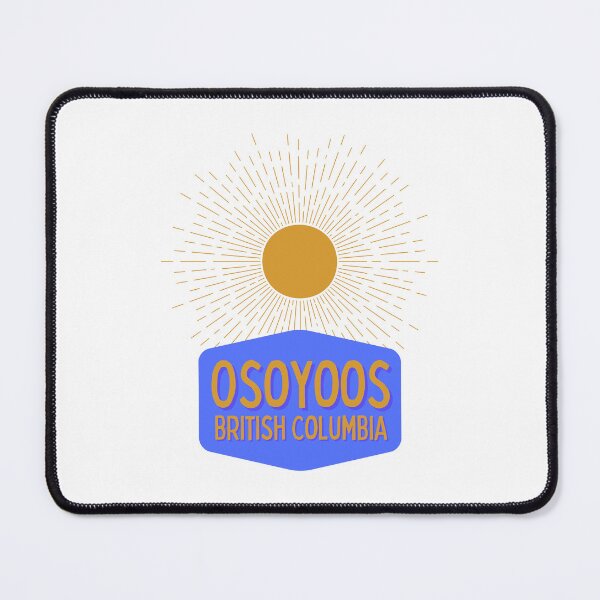 Item preview, Osoyoos, BC - Yellow and Blue Sunburst Desert Lake Design designed and sold by ROB604.